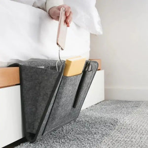 Bedside Storage Organizer with Pocket