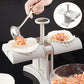 Dumpling Maker: Double Head Manual Press Noodle & Dumpling Mold for Easy Homemade Dumplings - Kitchen Accessories